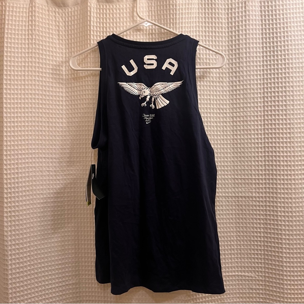 Nike Team USA Tokyo Olympics Tank Top | Women Medium Navy Blue